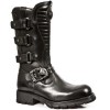 Bota Biker Itali Negro Antik Negro