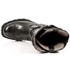 Bota Biker Itali Negro Antik Negro