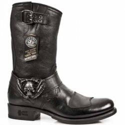 Bota Biker Bufalo Negro