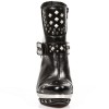 Bota Bull Negro Tacón Acero