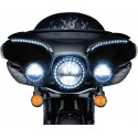 LENS FLAT LED AMBER T/S
