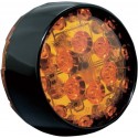 LENS BULL LED AMB T/S BLK