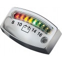 RELOJ BATTERY LED CHROME