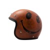 Casco Integral Handmade Vintage Smile Orange