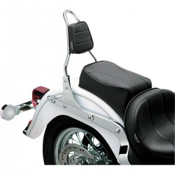 Pad Stitched Respaldo Round Sissy Bar