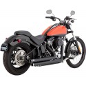 Escape Vance & Hines 2-2 Big Shots Negros para HD Softail 86-17
