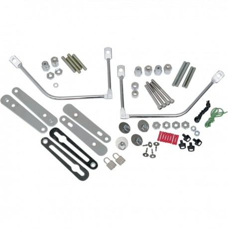 Kit S4 Quick-Disconnect Soporte Alforjas Saddlemen para Softail