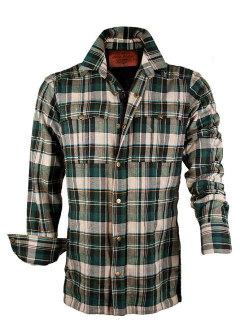BULLDT Camisa de moto Lumberjack leñador para hombre 