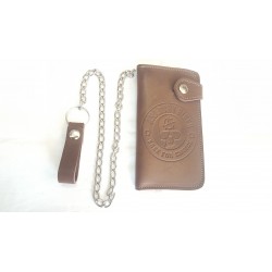 Cartera de piel Anarchy Biker