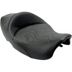 SOLO SEAT SADDLEMEN FLAME LTHR FLHR