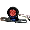 Custom Bobber LED Piloto Trasero y Placa de Licencia Montaje Negro