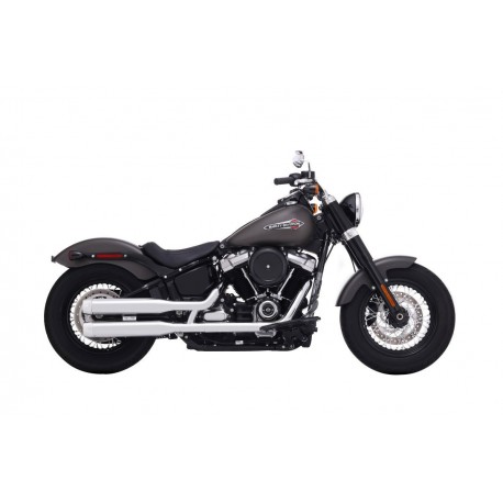Silencioso Slip-On Rinehart 3.5" para HD Softail 18-24 Cromado