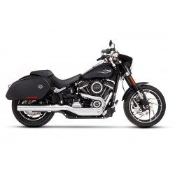 Silencioso Slip-on Rinehart 4" para HD Softail Sportglide 18-24