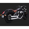 Escapes Vance & Hines Twin Slash 4" para Indian Scout 15-18