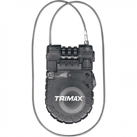 Candado Trimax Cable-Lock Combinación Retráctil