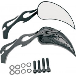 ESPEJO DRAG SPECIALTIES FLM/FLM STM NEGRO
