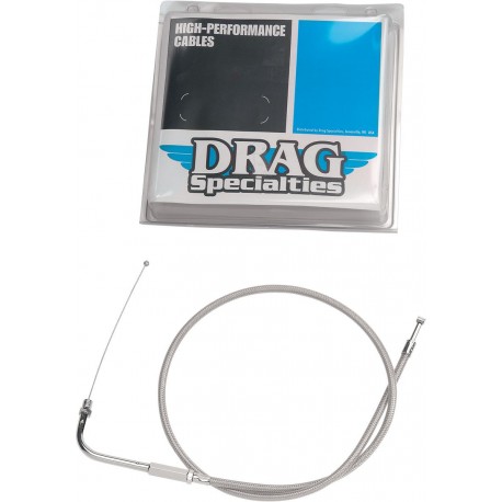 CABLE VELOCÍMETRO DRAG SPECIALTIES DRAG SPECIALTIES CON FUNDA DE ACERO INOXIDABLE TRENZADO 30