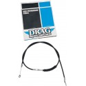 Cable de Embrague Drag Spacialties Vinilo Negro para HD FLH/FLST/FXST 87-06