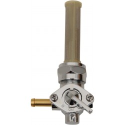 GRIFO DE GASOLINA DELANTERA CROMADO 22MM