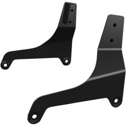 PLACAS LATERALES RESPALDO DRAG SPECIALTIES 18+ FXFB NEGRO