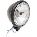 Faro Homologado Drag Specialties 5.75" Diamond Style Negro con Anclaje Inferior