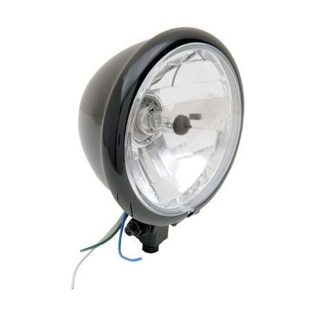 Faro Delantero Homologado Drag Specialties Diamond Style 5.75" Negro