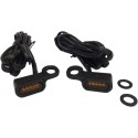 Intermitentes Homologados Drag Spacialties Negros Ambar para HD FL/VRS 10-17