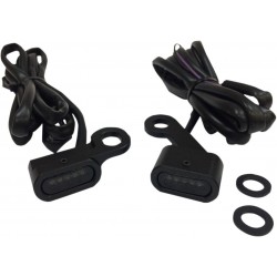 Intermitentes Drag Spacialties Negro Ahumado para HD XL 14-22