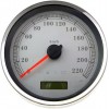 VELOCÍMETRO DRAG SPECIALTIES SLVR KPH 5