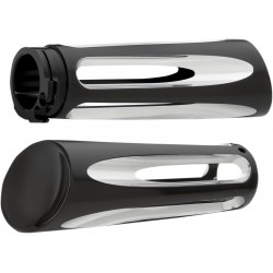 Puños Arlen Ness Billet Deep Cut Negro