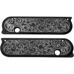 LATCH SBAG ARLEN NESS ENGRVD BLK
