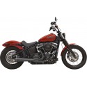 Escape 2 en 1 Bassani Road Race Negro para HD Softail 18-24