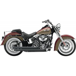 Escape Cobra Speedster Slash Down con Powerport Negro para HD Softail FLS/FLST/FXS 12-17