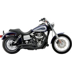 Escape Cobra Speedster Swept con Powerport Negro para HD Dyna 06-11