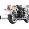 Escape Cobra True Dual Cromado para Harley Davidson Softail FLST/FXST 86-06
