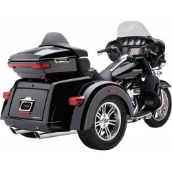 Silenciosos Slip-On Cobra 909 Twins Cromados para HD Trike 09-16