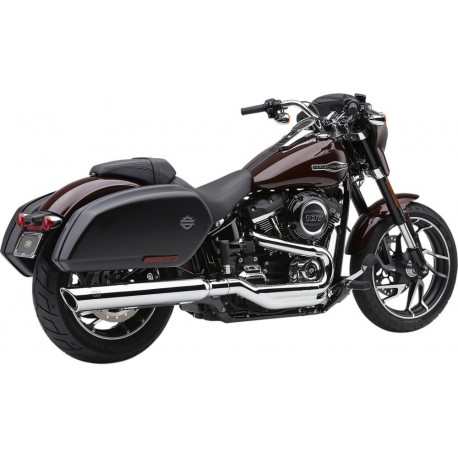 Silencioso Slip-on Cobra 909 Twins Cromado para HD Softail FLSB 18-22