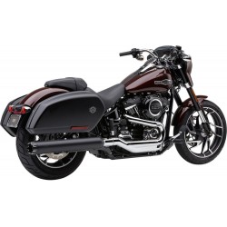 Silencioso Cobra Dual Cut Negro Para HD FLSB 18-20