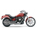 Escape Cobra Dragster Straight Cut Cromado para Kawasaki Vulcan VN900 06-22