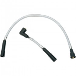 Cables de bujía Magnun Trenzado Cromado para HD XL 86-03