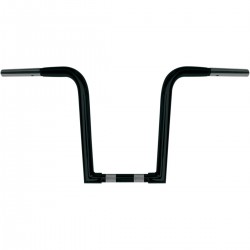 Manillar 32 mm (1-1/4") Outlaw's Ape Hanger 12" negro