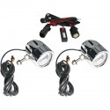 Faros Auxiliares Antiniebla Homologados ProBeam Led Halo Cromados HD Touring 14-21