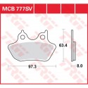 Pastillas de Freno TRW Delanteras Sinterizadas para HD Big Twin 00-07