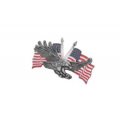 Emblema "Águila USA-Flag"