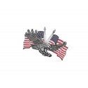 Emblema "Águila USA-Flag"