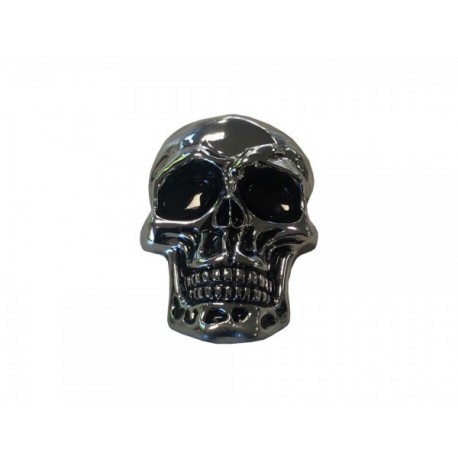 Highway Hawk Emblema "Skull" Cromado 6cm