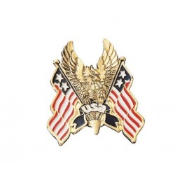 Emblema "Águila USA-Flag" Gold 6cm
