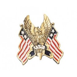 Emblema "Águila USA-Flag" Gold 9cm