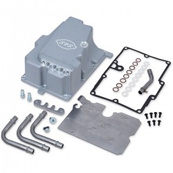 Kit de Instalación Linea de Aceite Silver para Motor S&S T143 Long Block en HD Dyna 06-17