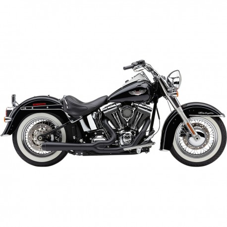 Escape Cobra El Diablo 2-en-1 Negro para HD Softail FLS/FLST/FXS 12-17